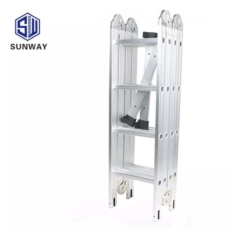 high quality 4*4 steps aluminium multipurpose ladder Buy multipurpose