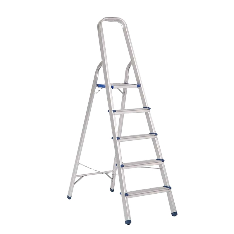 aluminum folding ladder 5 Tread multifunction DIY step ladder 150KG ...